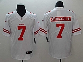 Nike 49ers 7 Colin Kaepernick White Vapor Untouchable Limited Jersey,baseball caps,new era cap wholesale,wholesale hats